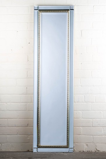 Classic Contemporary Silver Full length Mirror