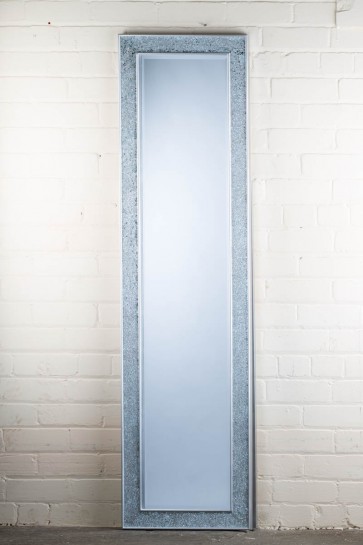 Cosmopolitan Silver Mosaic Cheval Mirror