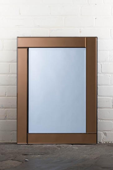 Deluxe Frameless Bronze Mirror