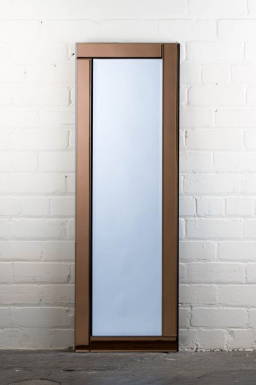Deluxe Frameless Bronze Full Length Mirror