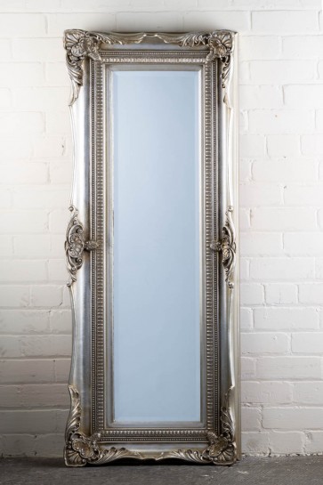 Georgian Range Silver Full Length Mirror