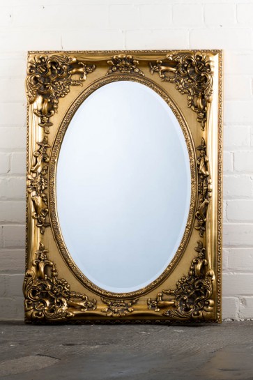 Georgian Range Gold Oval  Mirror