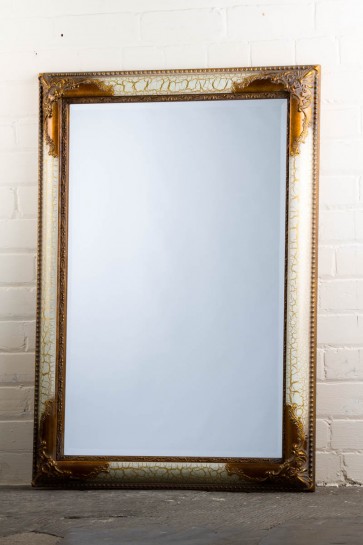 Traditional Snakeskin White Mirror