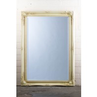 Regular  Tudor Ornate Mirror in Cream