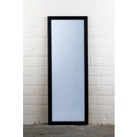 Poly Range Black Full Length Mirror