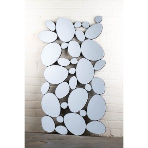 Feature Range Pebbles Mirror