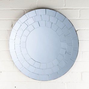 Petite Range Fancy Round Mirror