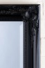 Full Length Tudor Ornate Mirror in Black