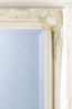 Full Length Tudor Ornate Mirror in Cream