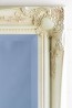 Wide Full Length Tudor Ornate Mirror in Cream