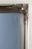 Regular  Tudor Ornate Mirror in Silver