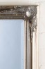 Full Length Tudor Ornate Mirror in Silver