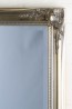 Wide Full Length Tudor Ornate Mirror in Silver