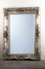 Georgian Range Ornate Silver Mirror