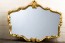 Ornate Shaped Wide Gold Over Mantle Mirror