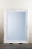 Traditional Range White Holes Mirror