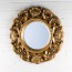 Ornate Round Victorian Range Gold Mirror