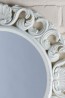 Ornate Round Victorian Range Silver Mirror